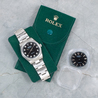 Rolex Air-king 34 Customized Nero Oyster 14000 Royal Black Onyx Diamonds - Double Dial